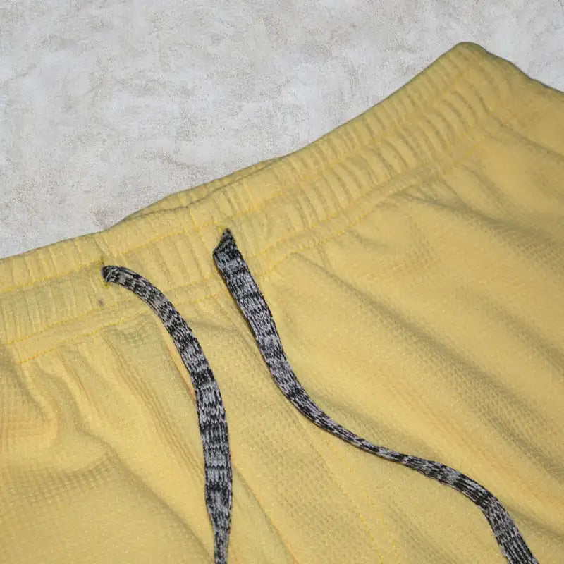 PANTALONETA CARGO CONJUNTO AMARILLO
