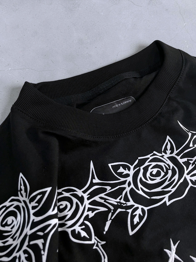 CAMISETA OVERSIZE SPNR FAITH ROSES