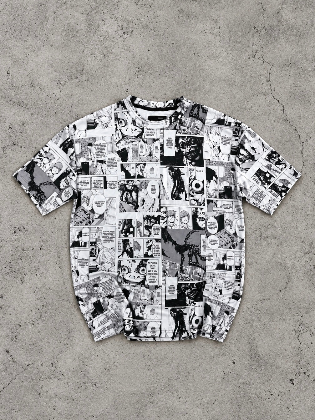 CAMISETA OVERSIZE SPNR DEATH NOTE