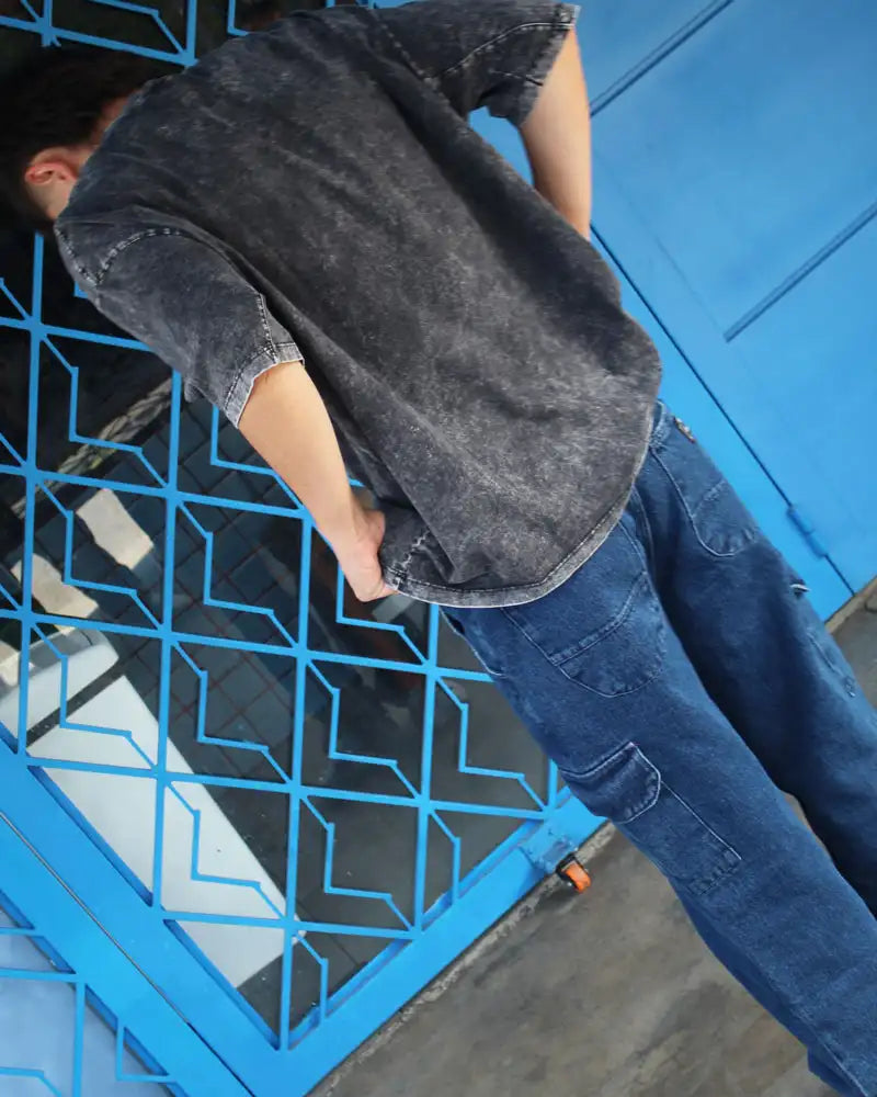 JOGGER BAGGY CARGO AZUL OSCURO