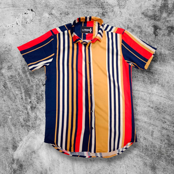 CAMISA SPNR RAYAS MOSTAZA