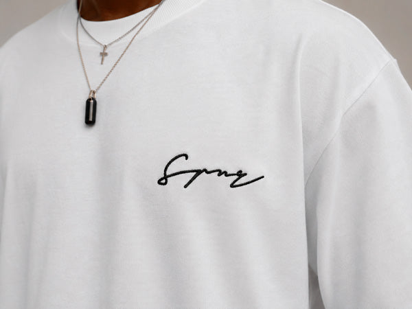 CAMISETA OVERSIZE SPNR BASICA BLANCA BURDA