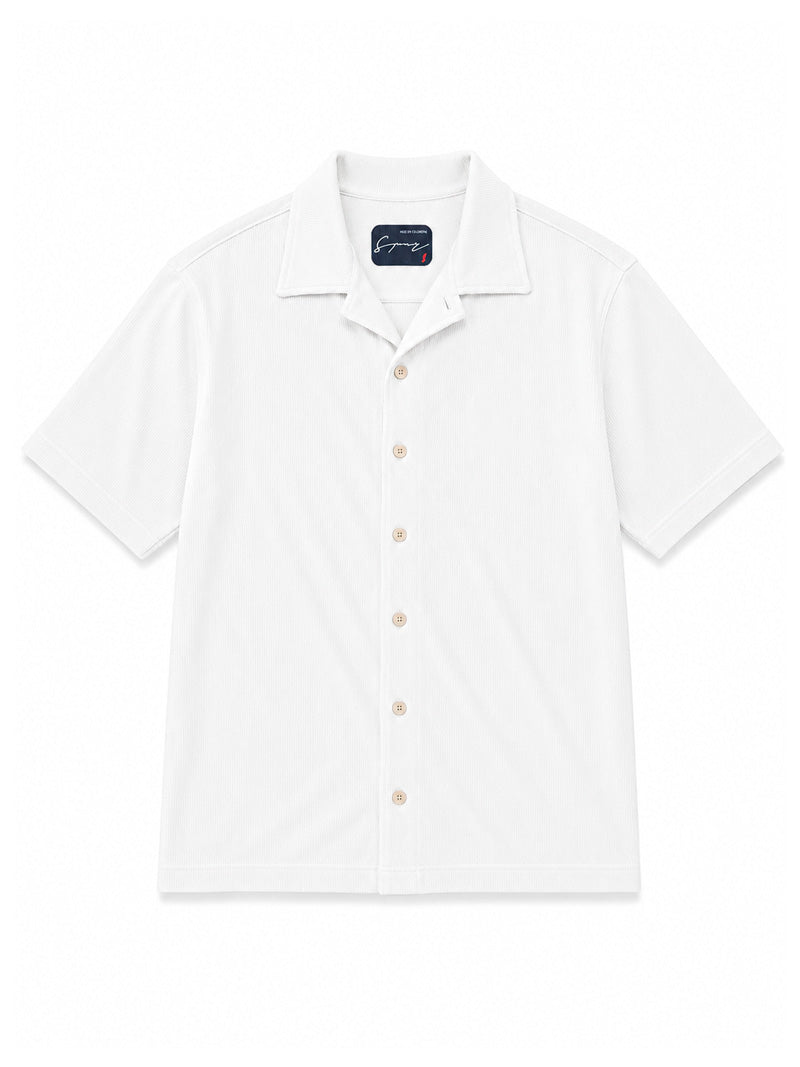 CAMISA WAFLE BLANCA