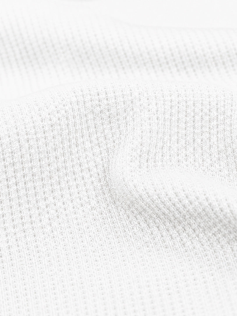 CAMISA WAFLE BLANCA