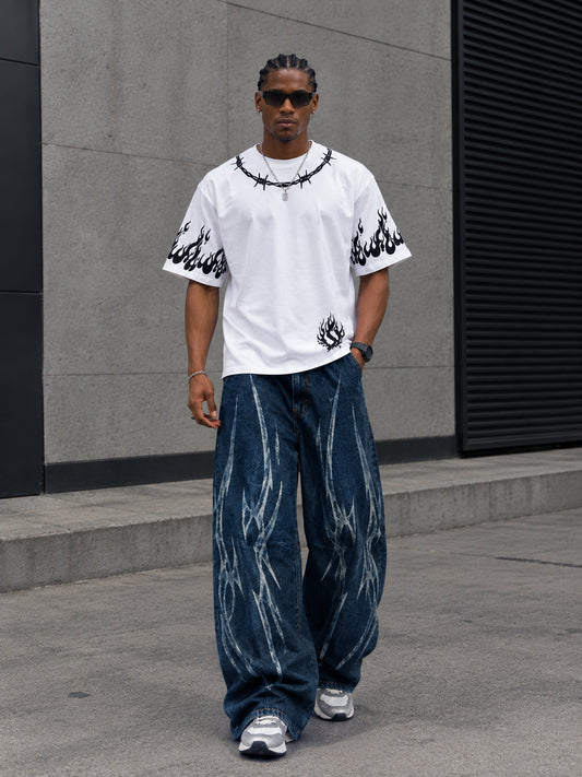 JEAN BAGGY SPNR FLAME LASER