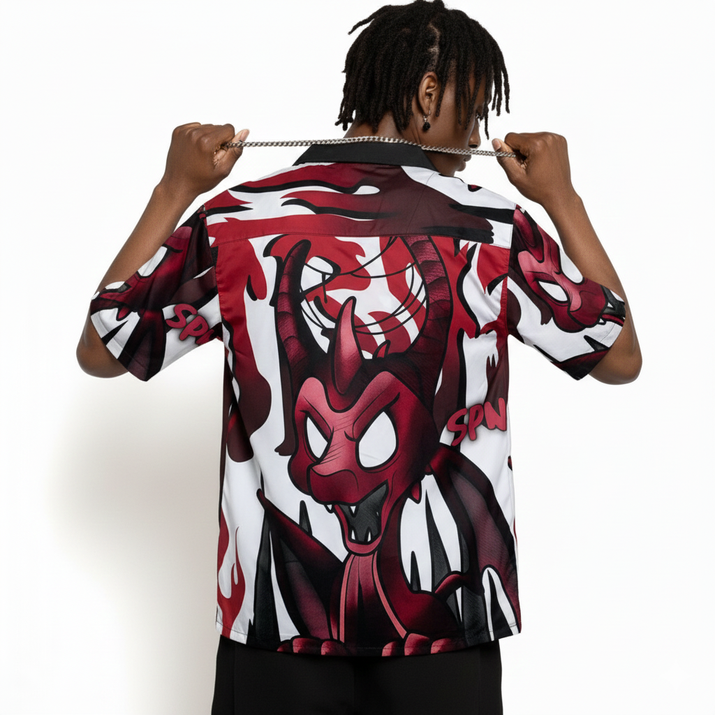 CAMISA SPNR OVERSIZE DRAGON
