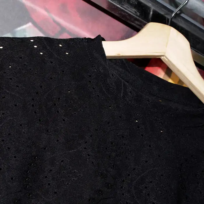 CAMISETA SPNR OVERSIZE OJALILLO NEGRO