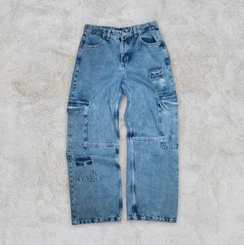 JOGGER BAGGY CARGO AZUL
