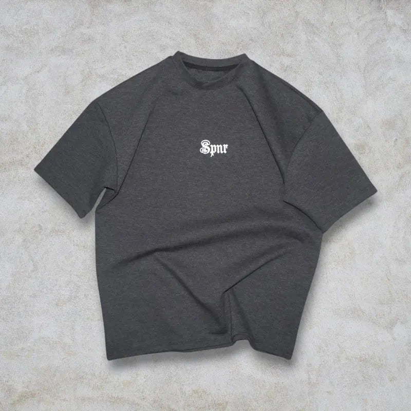 CAMISETA OVERSIZE SPNR GRIS 250GR