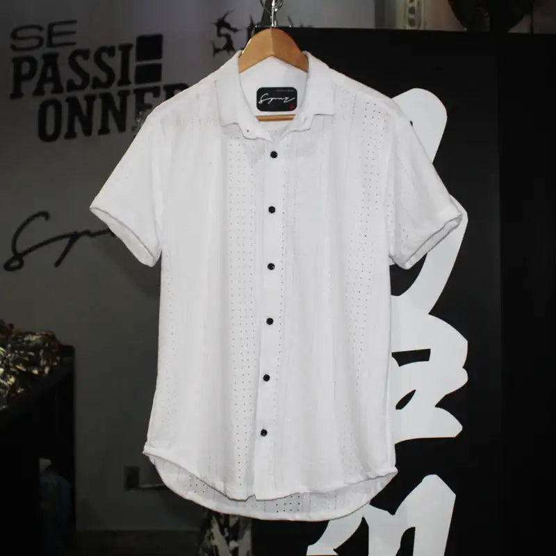 CAMISA SPNR OJALILLO BLANCO
