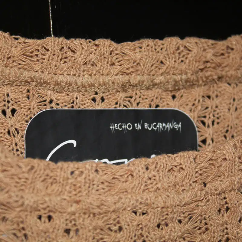 CAMISETA DAMA SPNR TEJIDA ALMENDRA