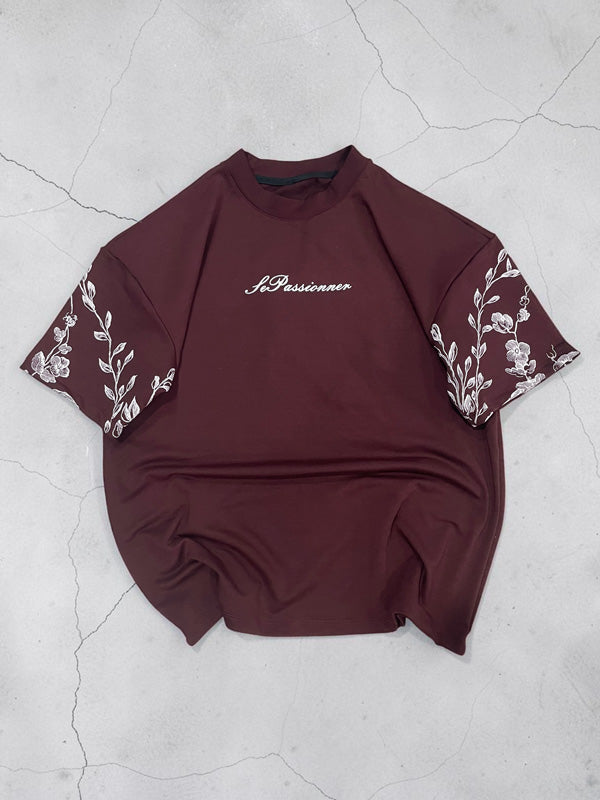 CAMISETA OVERSIZE SPNR FLORES ESPALDA