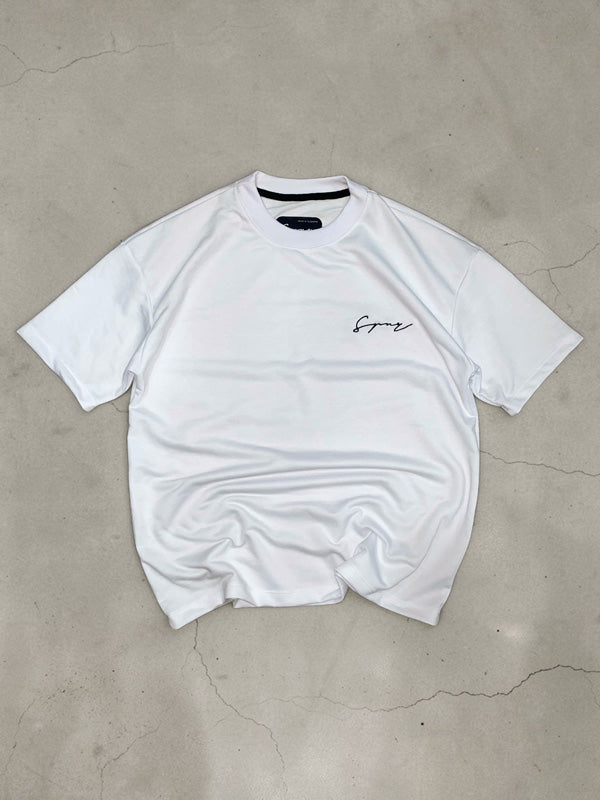 CAMISETA OVERSIZE SPNR BASICA BLANCA BURDA