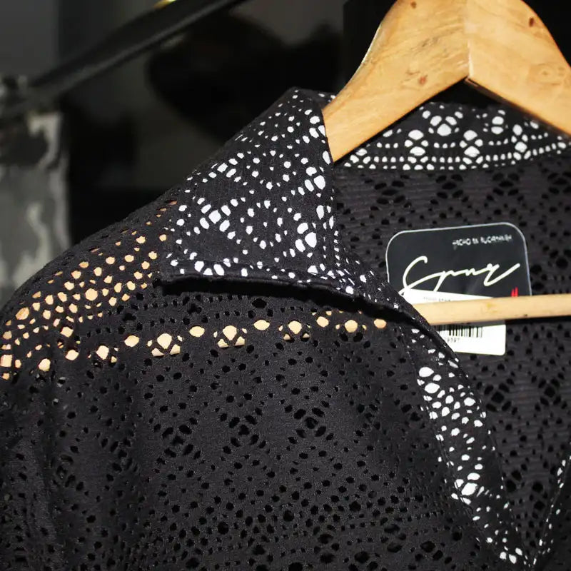 POLO SPNR MALLA NEGRO