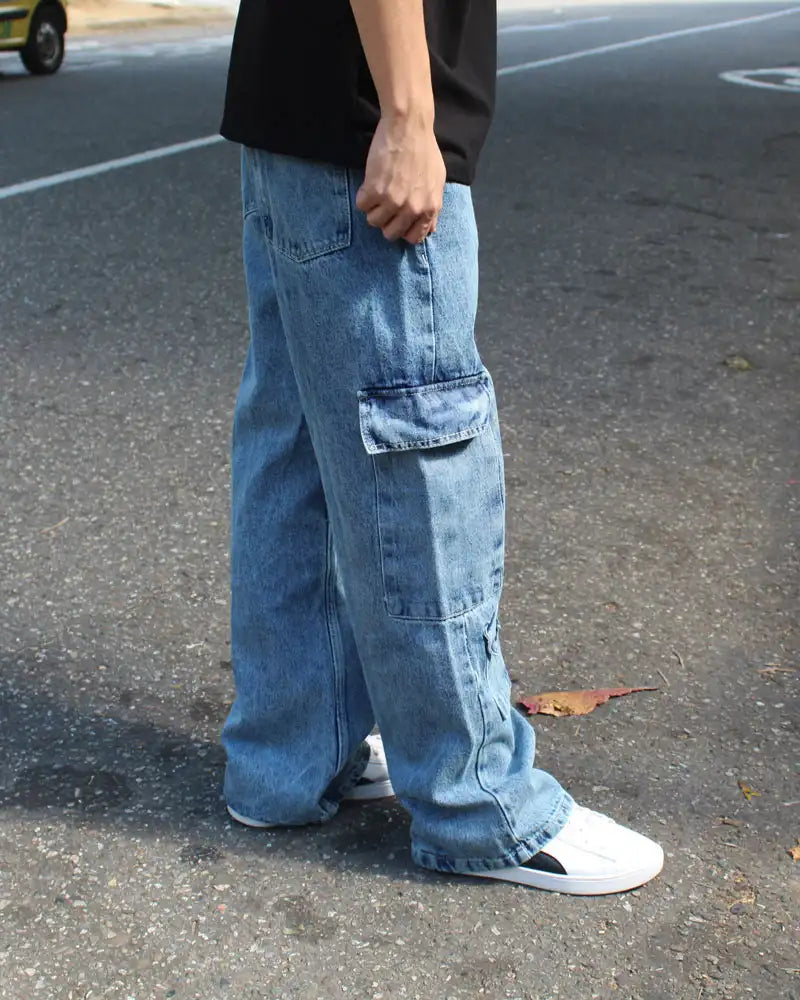 JOGGER BAGGY CARGO AZUL
