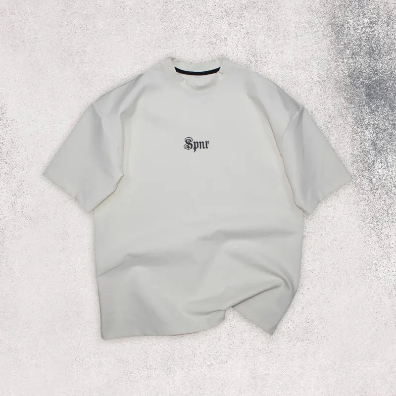 CAMISETA OVERSIZE SPNR BLANCA 250GR