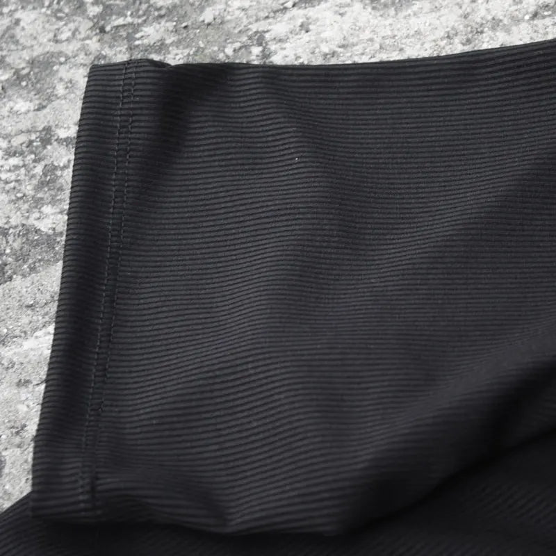 CAMISETA OVERSIZE SPNR RIB NEGRO