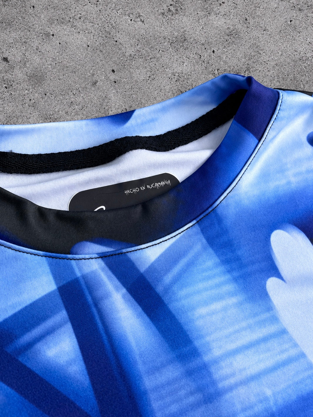 CAMISETA OVERSIZE SPNR GRAFITI AZUL