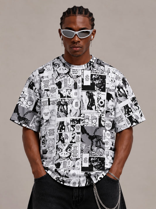 CAMISETA OVERSIZE SPNR DEATH NOTE