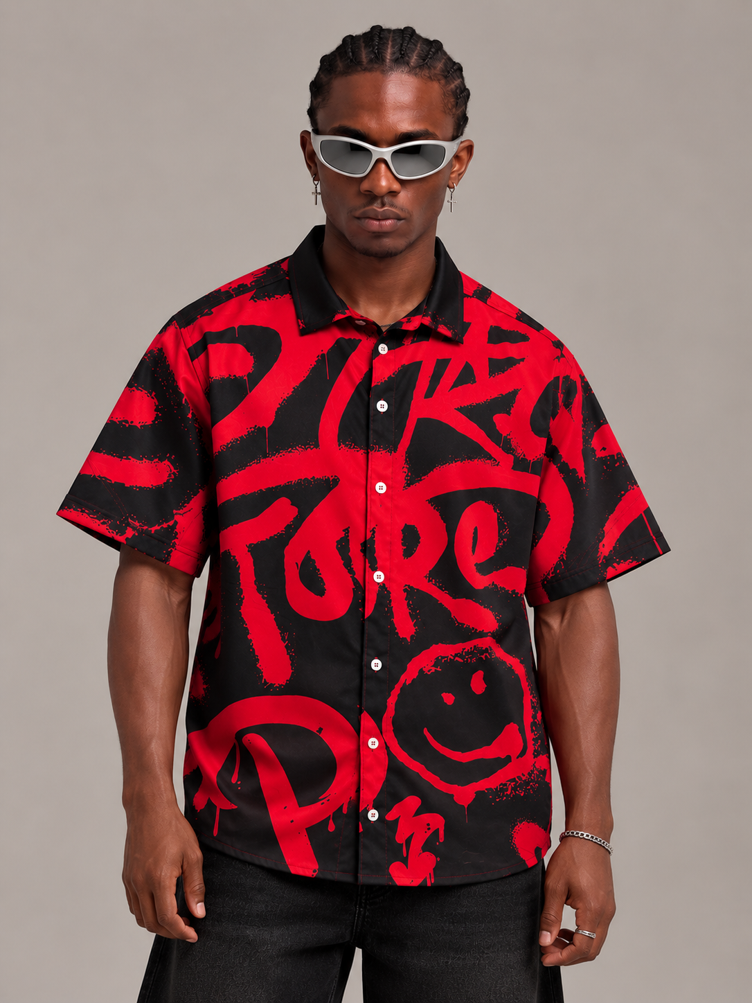 CAMISA SPNR GRAFITI ROJO