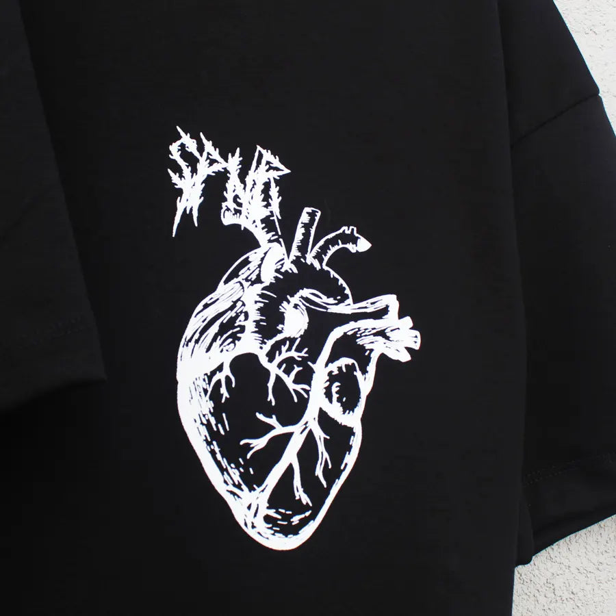 CAMISETA OVERSIZE ALTO GRAMAJE HEART