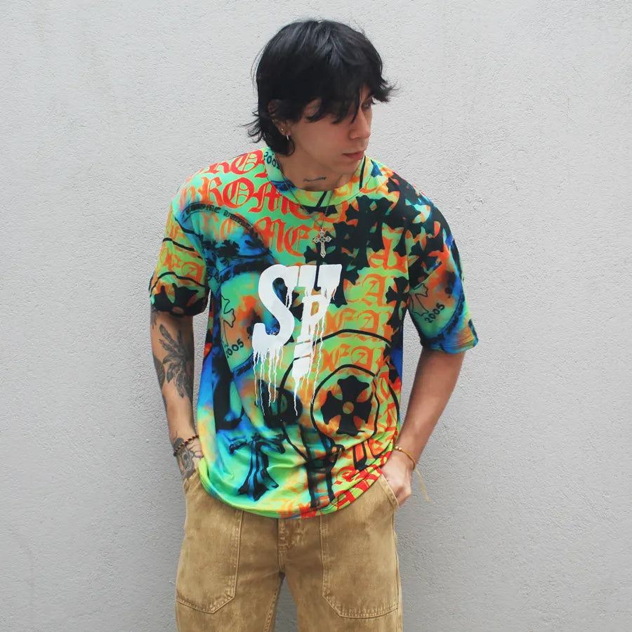 CAMISETA SPNR BOXY GRAFITI