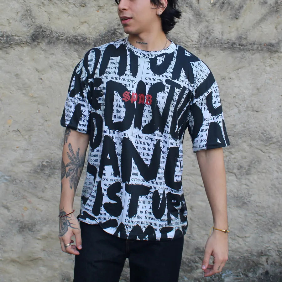 CAMISETA SPNR BOXY NO DISTURB