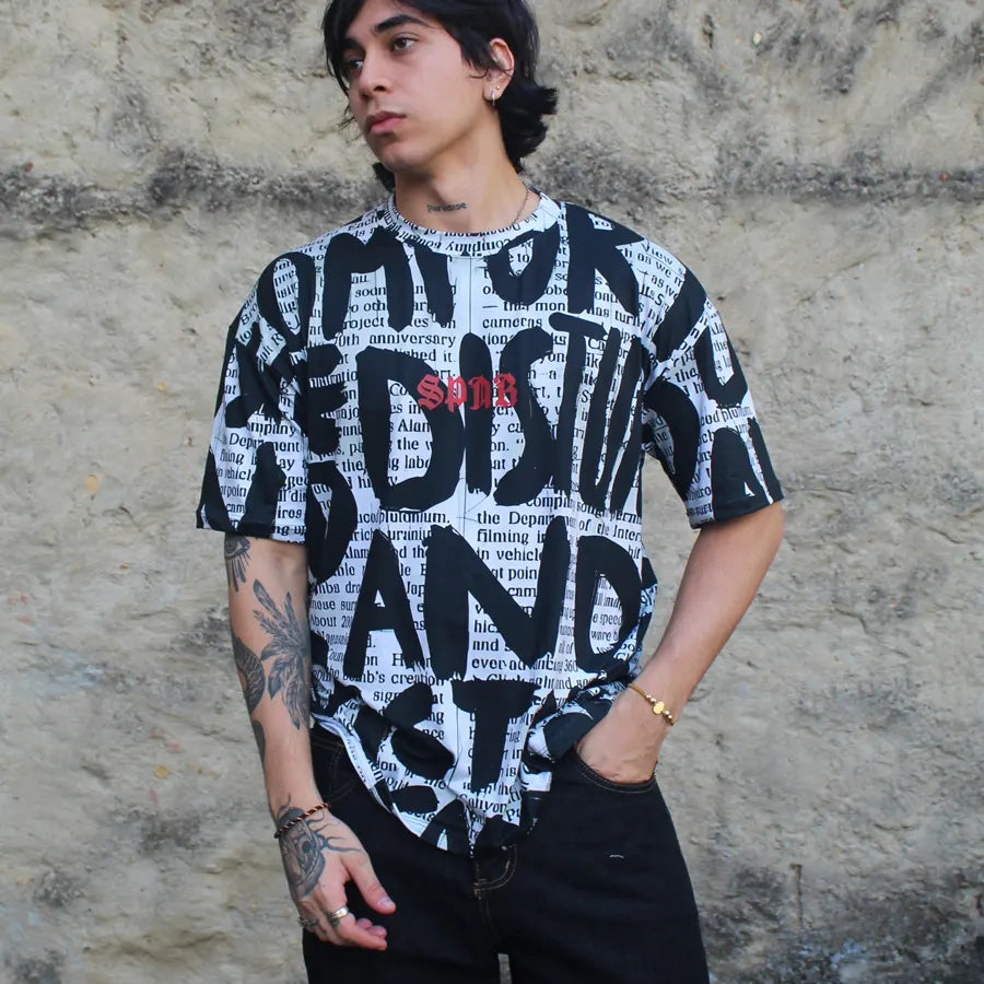 CAMISETA SPNR BOXY NO DISTURB