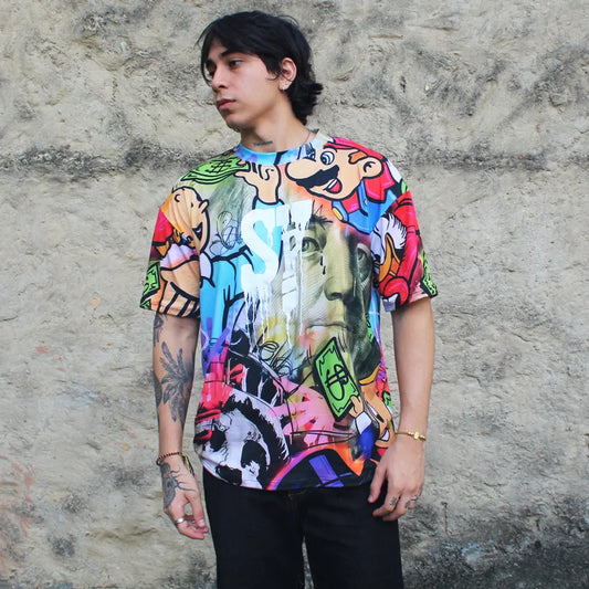 CAMISETA SPNR BOXY MARIO BROS