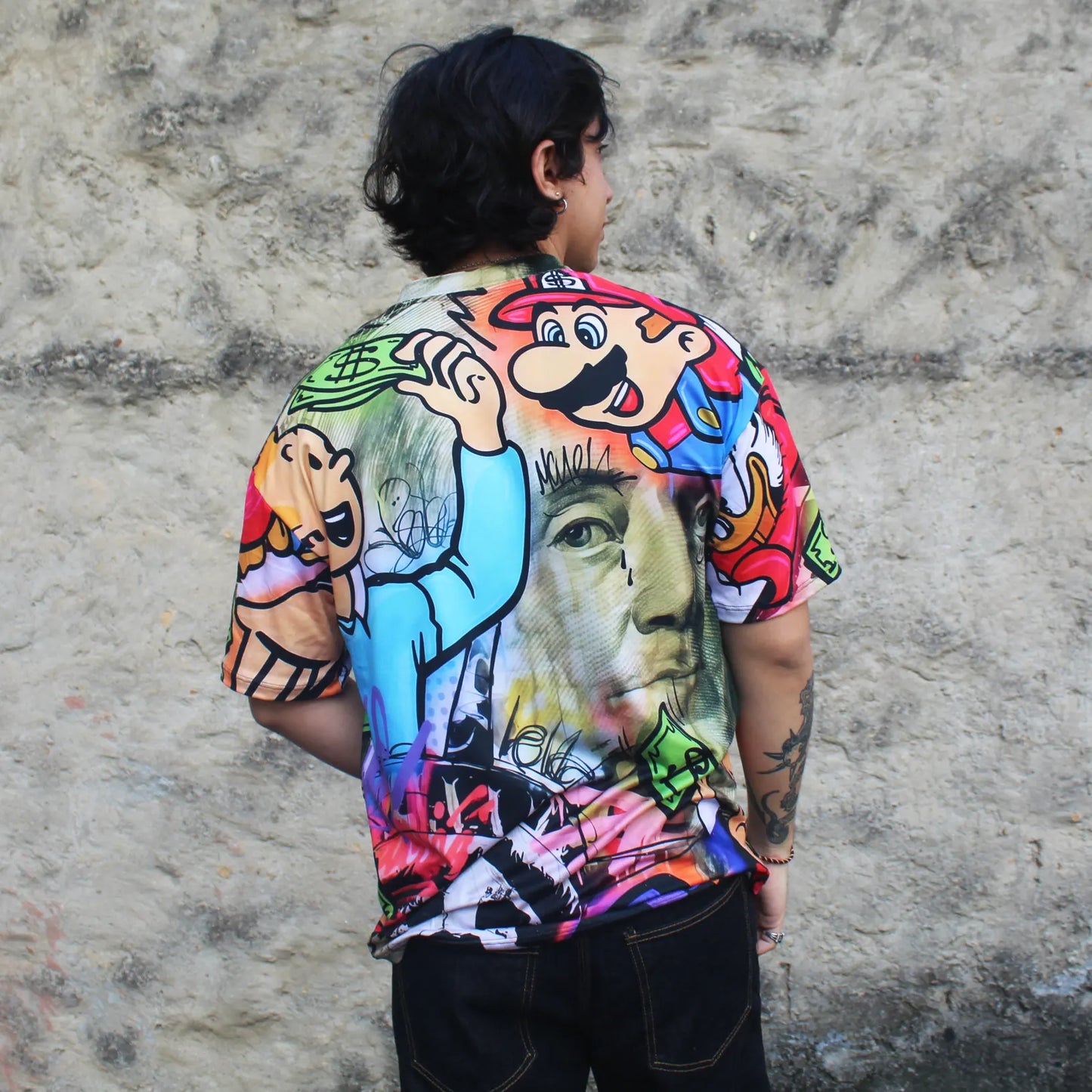 CAMISETA SPNR BOXY MARIO BROS