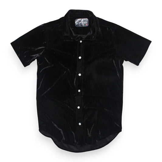 CAMISA SPNR TERCIOPELO NEGRO