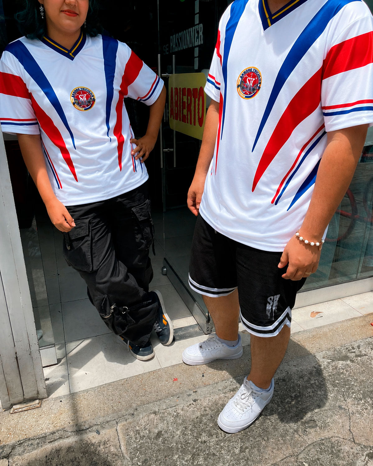 CAMISETA SPNR FUTBOL COLOMBIA BLANCA