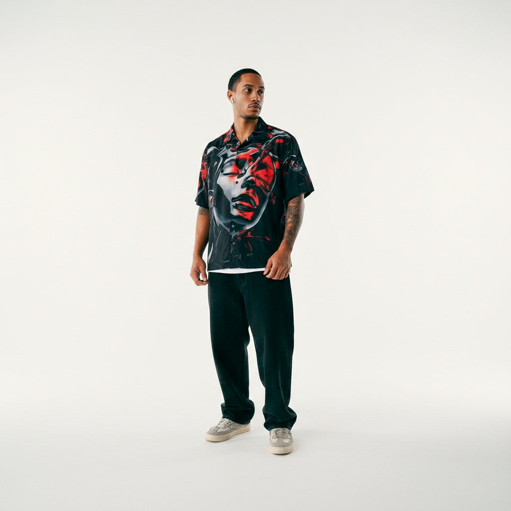 CAMISA SPNR OVERSIZE SILVER