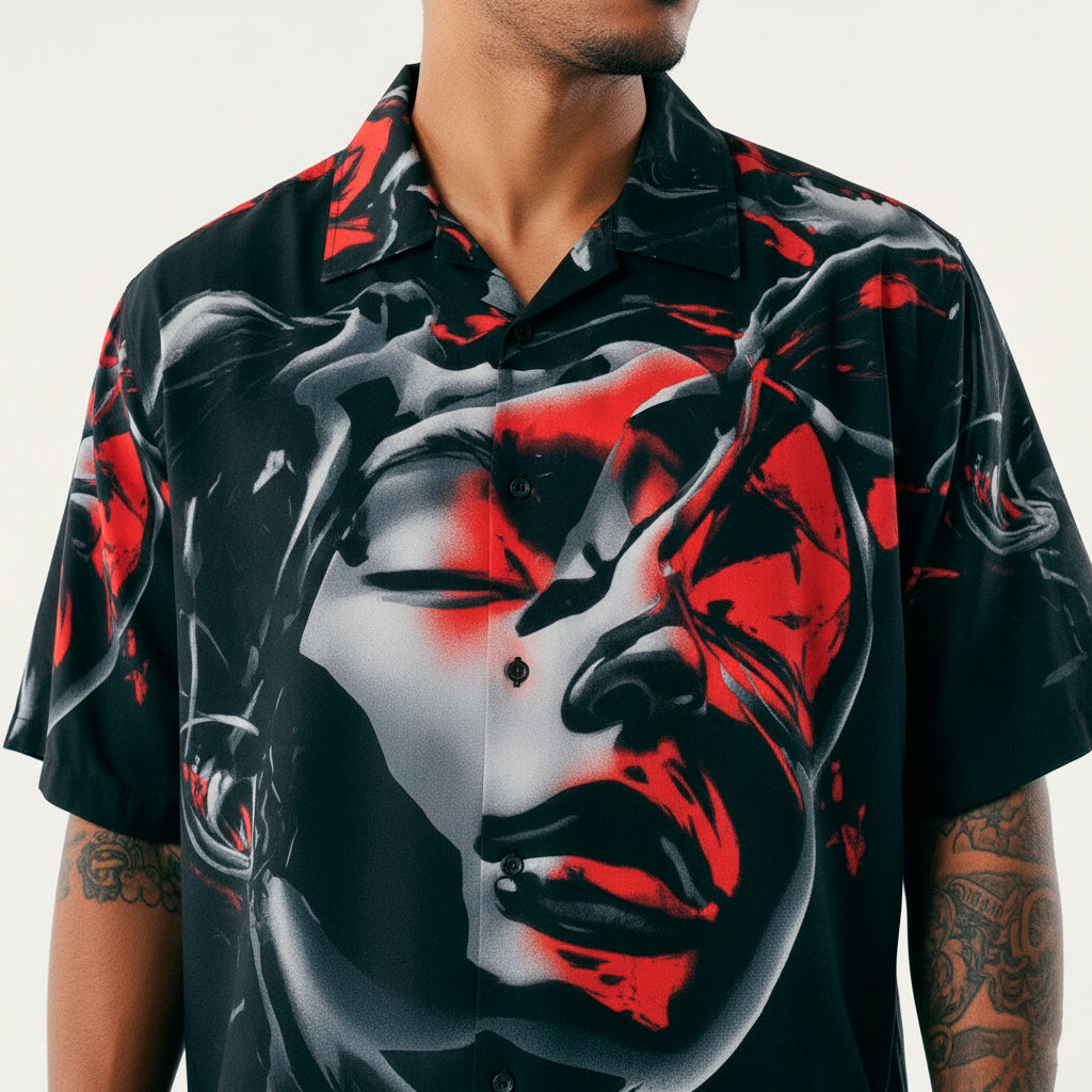 CAMISA SPNR OVERSIZE SILVER