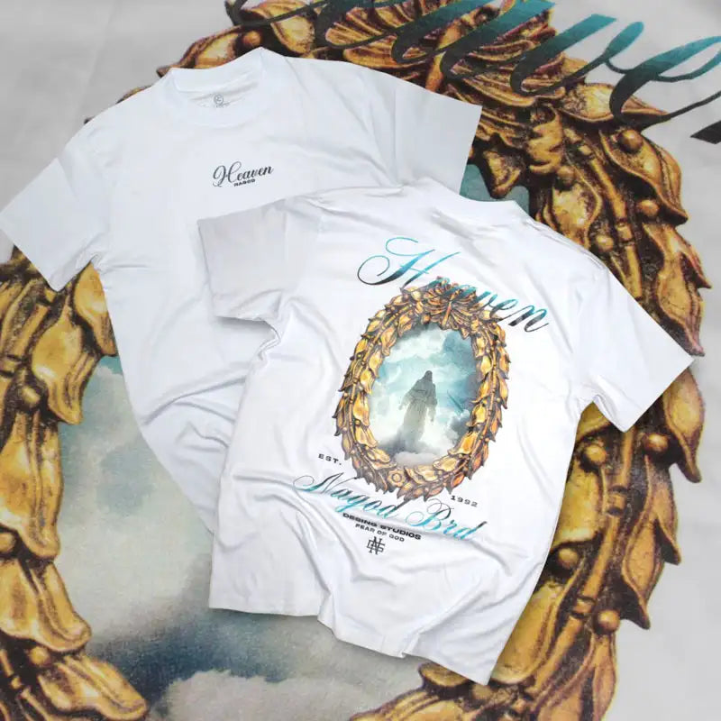 CAMISETA NORMAL NAGOD HEAVEN BLANCA