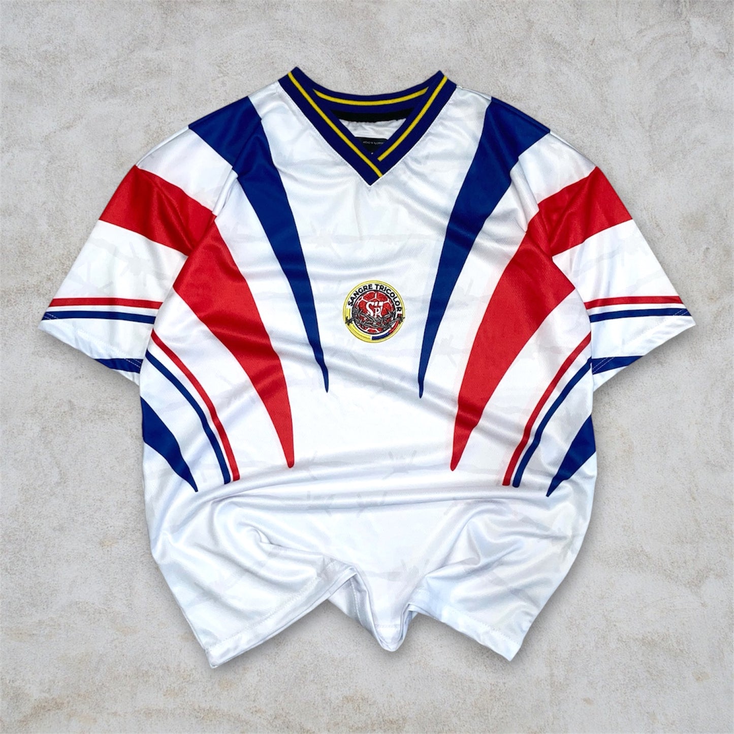 CAMISETA SPNR FUTBOL COLOMBIA BLANCA