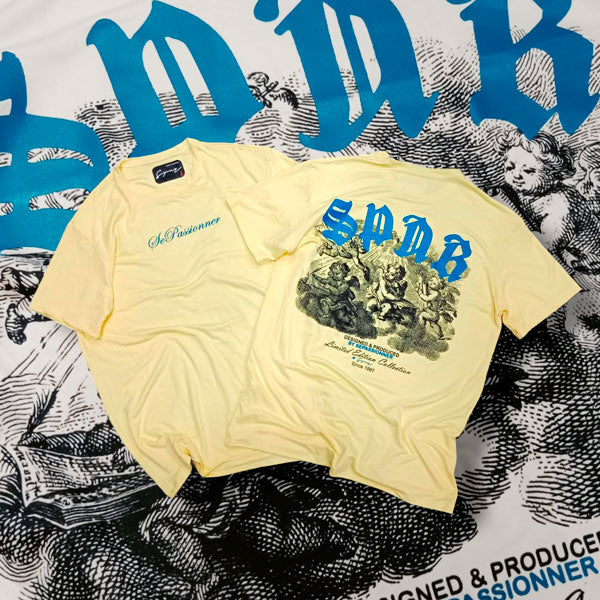 CAMISETA NORMAL SPNR BURDA LIVIANA AMARILLO CLARO