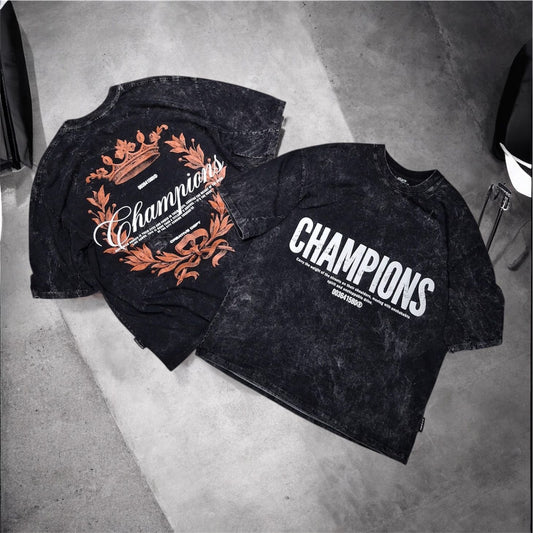 CAMISETA SPNR OVERSIZE CHAMPIONS ACID
