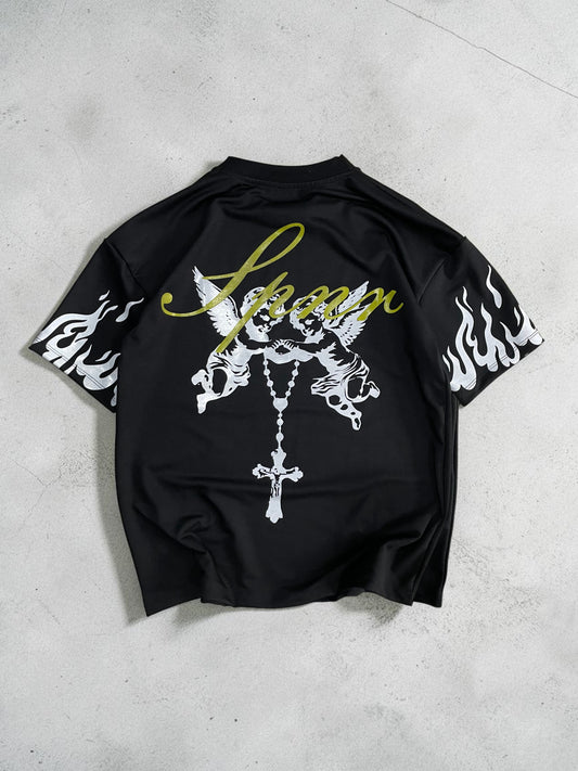CAMISETA OVERSIZE SPNR CUPIDO ROSARIO