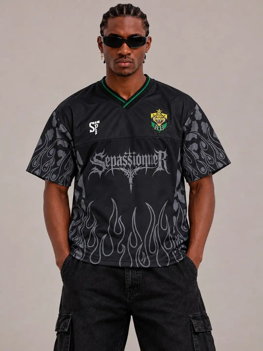 CAMISETA OVERSIZE SPNR CORTES BLANCO HUESO BASICA (Copia)