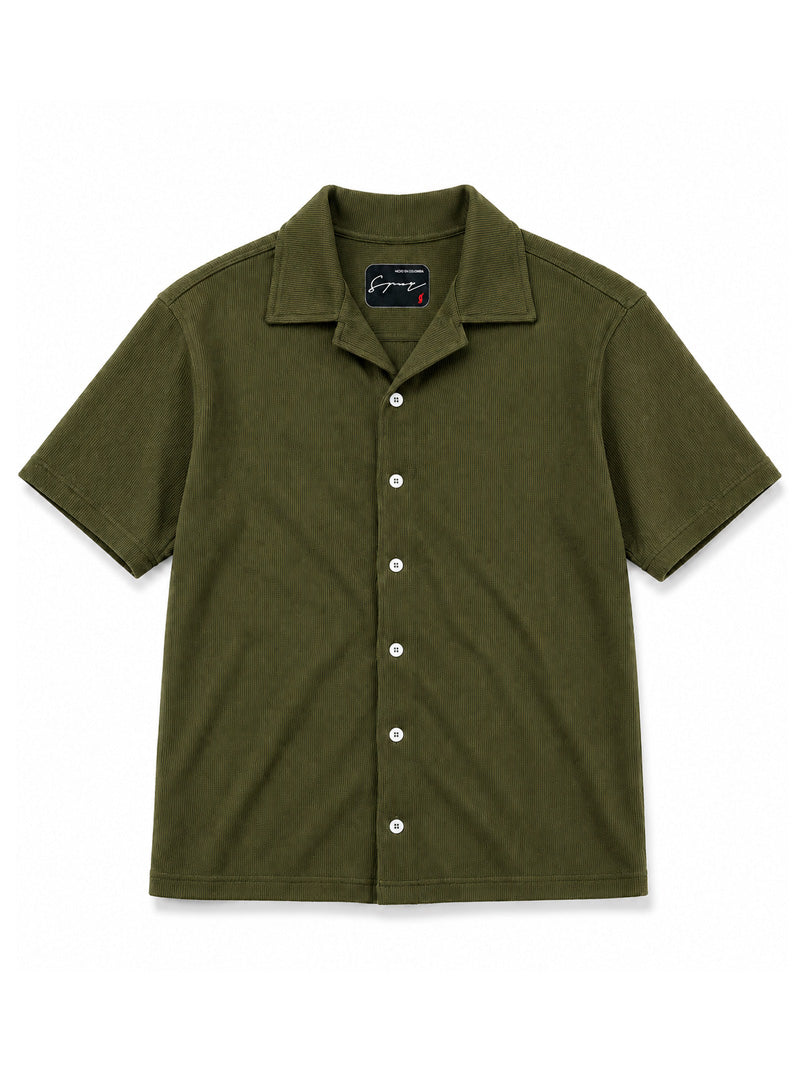CAMISA WAFLE VERDE MILITAR