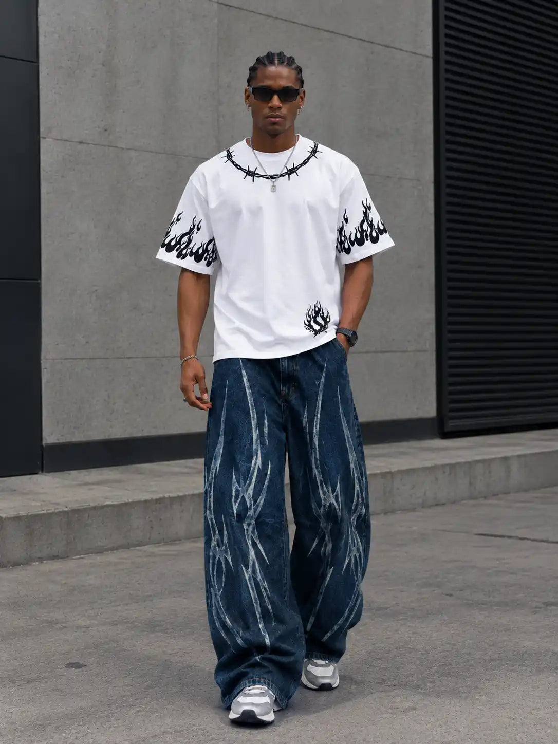 JEAN BAGGY SPNR FLAME LASER