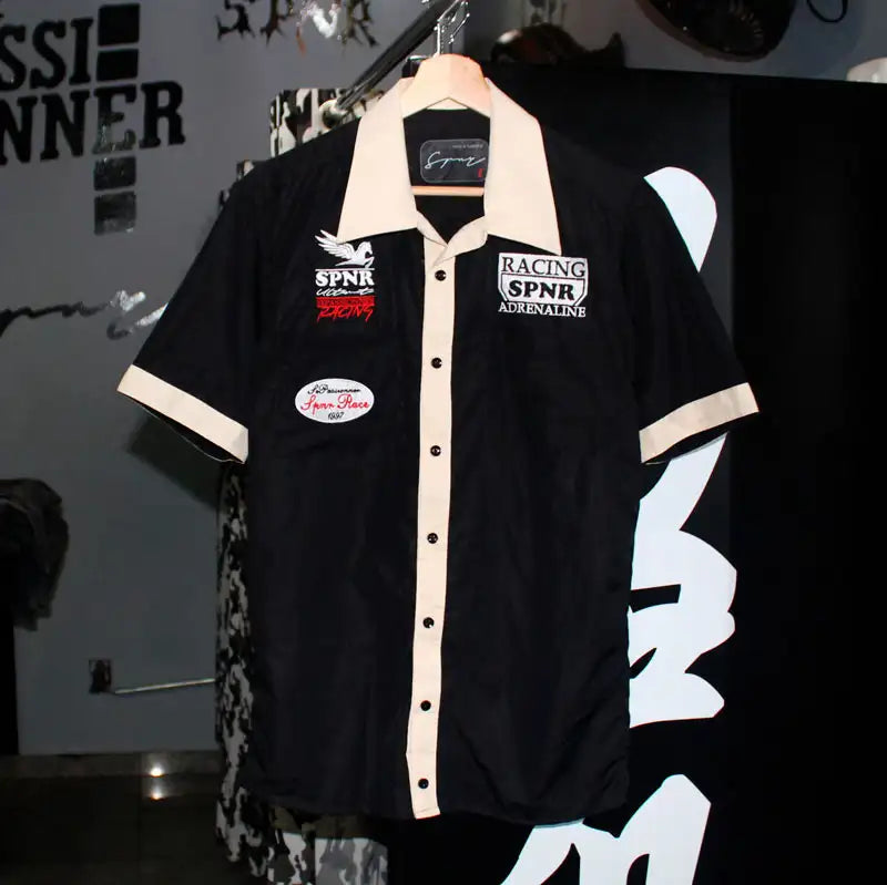 Spnr Roe CAMISA SPNR OVERSIZE SPORT RACING NEGRO – SEPASSIONNER